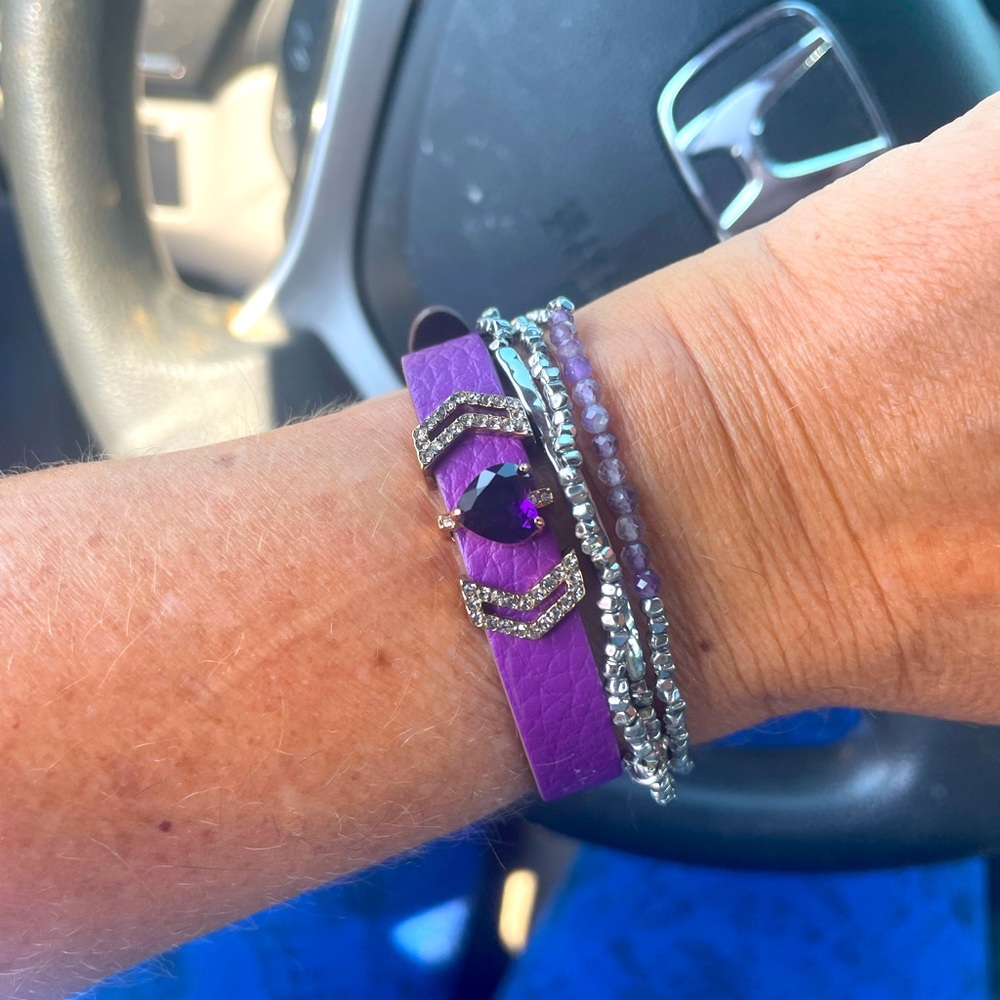 KEEP Collective - 3 charms and purple band